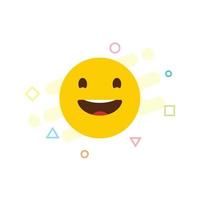 lachend emoji icoon ontwerp vector