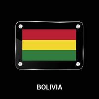 Bolivia vlag ontwerp vector