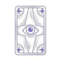 tarot kaart esoterisch vector