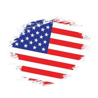 nieuw kleurrijk structuur Amerikaans vlag vector
