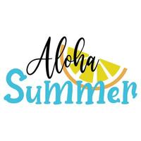 nieuw citroen vector zomer citaten aloha zomer het beste SVG besnoeiing bestanden typografie t-shirt ontwerp voor afdrukken