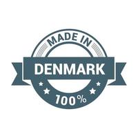 Denemarken postzegel ontwerp vector
