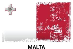 Malta vlag ontwerp vector