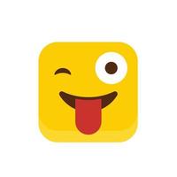 ondeugend emoji icoon ontwerp vector