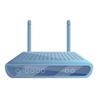 Wifi modem 5g icoon, tekenfilm stijl vector