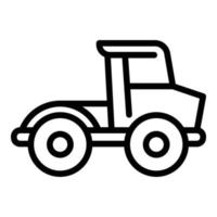 boerderij bulldozer icoon, schets stijl vector