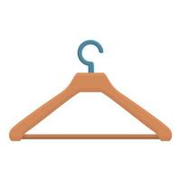 kleren hanger icoon, tekenfilm stijl vector