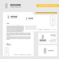 zoom in zoom uit bedrijf briefhoofd envelop en bezoekende kaart ontwerp vector sjabloon