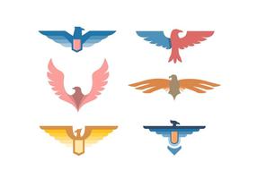 Gratis Elegant Eagle Badge Vectors
