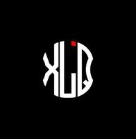 xlq brief logo abstract creatief ontwerp. xlq uniek ontwerp vector
