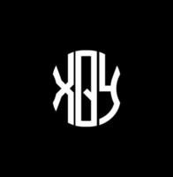xqy brief logo abstract creatief ontwerp. xqy uniek ontwerp vector
