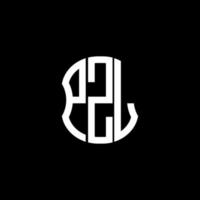 pzl brief logo abstract creatief ontwerp. pzl uniek ontwerp vector