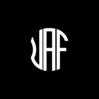 uaf brief logo abstract creatief ontwerp. uaf uniek ontwerp vector