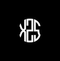 xzs brief logo abstract creatief ontwerp. xzs uniek ontwerp vector