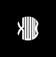 xww brief logo abstract creatief ontwerp. xww uniek ontwerp vector