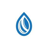 waterdruppel logo sjabloon vector