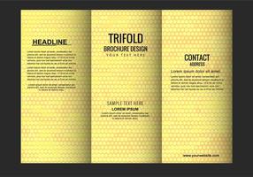 Gratis Vector Modern Tri Fold Brochure