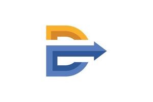 abstracte letter d-logo vector