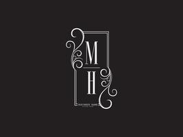 modern mn logo icoon, initialen mn nm luxe logo brief ontwerp vector