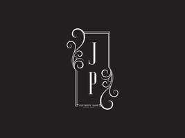 initialen jp pj logo icoon, creatief jp luxe brief logo beeld ontwerp vector