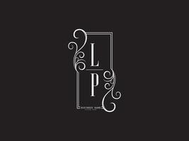 brief lp logo icoon, initialen lp pl luxe logo beeld ontwerp vector