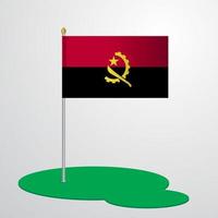 Angola vlag pool vector
