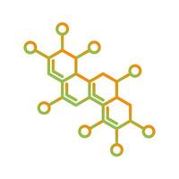 molecuul vector pictogram