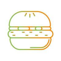 hamburger vector pictogram