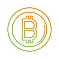 bitcoin vector pictogram