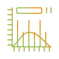 histogram vector icoon