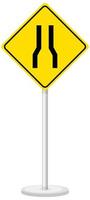 geel verkeerswaarschuwingsbord