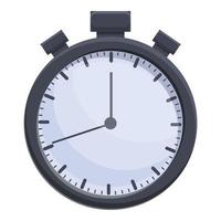 scheidsrechter stopwatch icoon, tekenfilm stijl vector