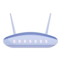 Wifi modem draadloze icoon, tekenfilm stijl vector