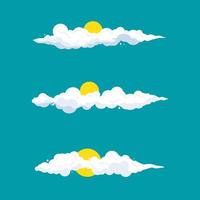 wolk cartoon vector ontwerp illustratie