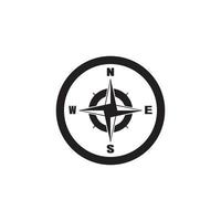 kompas pictogram en symbool vector sjabloon