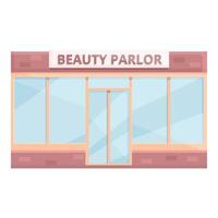 schoonheid salon icoon tekenfilm vector. interieur salon vector