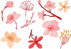 Gratis Roze bloemen vectoren