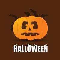 halloween ontwerp met creatief ontwerp vector