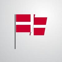 soeverein leger bestellen van Malta golvend vlag ontwerp vector
