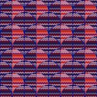 hand- getrokken tribal Golf lijnen naadloos patroon. abstract zig zag mozaïek- tegel ornament. vector