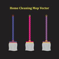 huis schoonmaak dweilen vector set, dweilen vector, huis schoner, bezem, schoner, borstel, schoonmaak uitrusting
