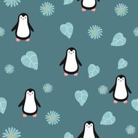 tekenfilm pinguïn icoon, vector illustratie. perfect voor kleding stof, omhulsel papier of kinderkamer decor.