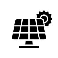 zonne- paneel cel lijn icoon. zon energie lineair pictogram. hernieuwbaar elektriciteit macht schets icoon. ecologie zonlicht elektrisch systeem technologie voor huis. bewerkbare hartinfarct. geïsoleerd vector illustratie.