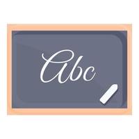 school- abc bord icoon tekenfilm vector. kind studie vector