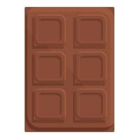 chocola bar icoon tekenfilm vector. zoet brand vector
