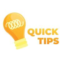 creatief tips icoon, tekenfilm stijl vector