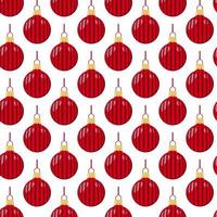 patroon van rood gestreept Kerstmis gekleurde ballonnen met lint voor feestelijk verpakking vector