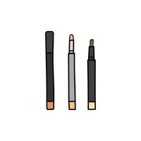 tekening concealer stokken. vector