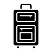 bagage pictogramstijl vector