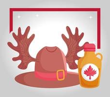 happy canada day viering banner vector